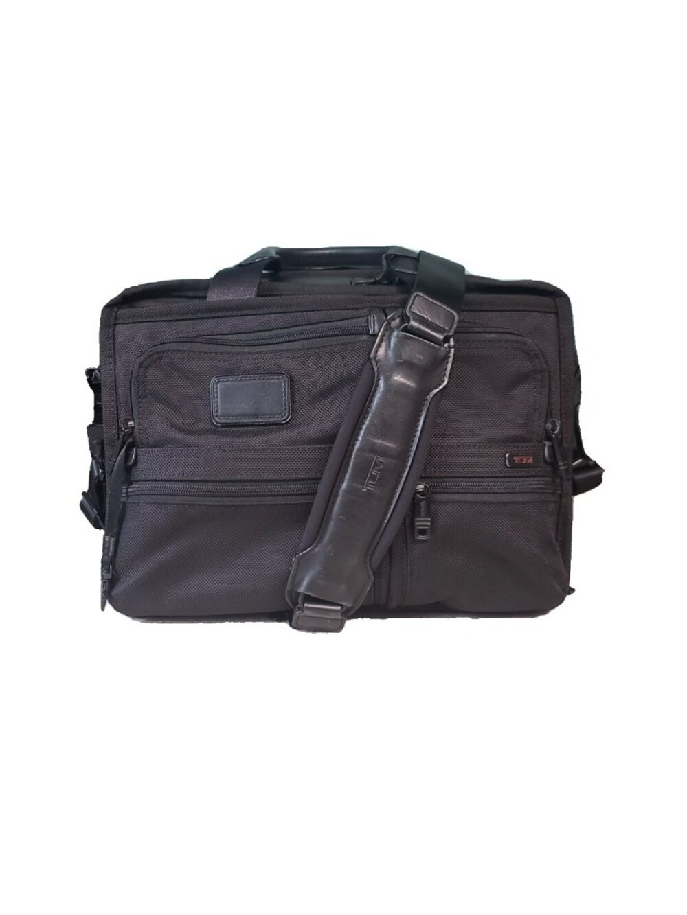 Tumi Small Screen Alpha Briefcase Black